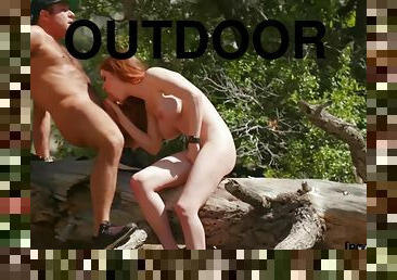 Pleased With Hardcore Sex Outdoors With Chad White And Pepper Hart