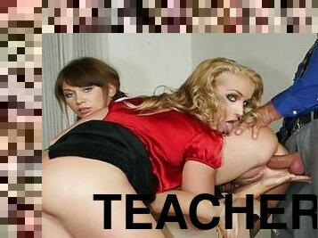 NAUGHTY TEEN LINDSEY SPANKED AND ANAL FUCKED BY PRINCIPAL AND TEACHER