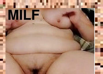 Chubby milf hairy pussy masturbating