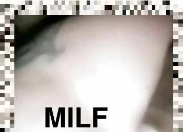 Fucking my white milf with finger in butt