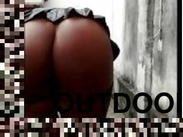 Outdoor ass fucking