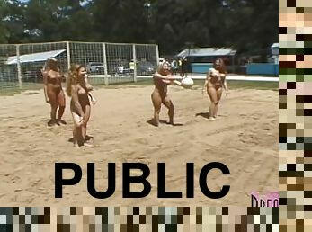 Contestants Play Volleyball Naked At Nudes A Poppin