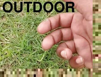 Outdoor hard fuck