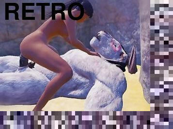 szörny, retro, geci, hentai, 3d