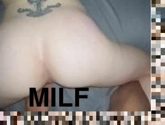 Milf fucks back BBC… you should see where he cums!!