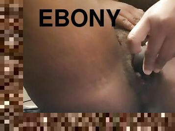 Ebony slut clit torture and suction