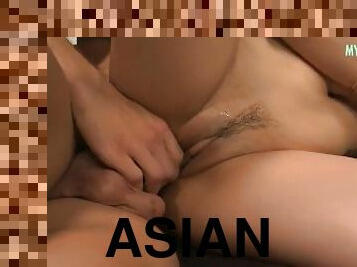 asiatique, levrette, orgasme, fête, chatte-pussy, anal, interracial, milf, maman, japonais