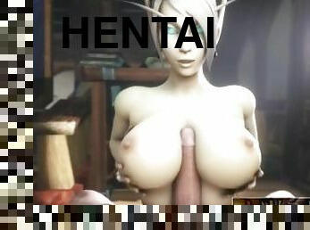 orgazmus, dögös-macák, szopás, összeállítás, nézőpont, anime, hentai, 3d