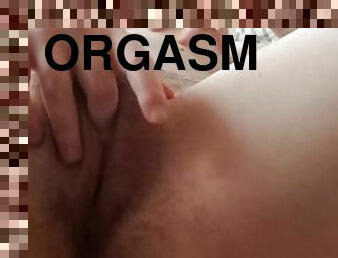 orgasm, fitta-pussy, amatör, milf, par, fingerknull, ensam, vått