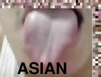 asiatisk, pappa, trekant, skitten, fantasi, alene, filipinsk, vill