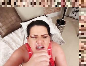 BBW Dick Drainer Angelina Castro Gets Some Cum! Cumshot Compilation Vol 1!