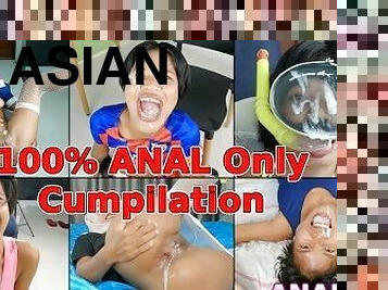 asiatisk, amatør, anal, blowjob, cumshot, stor-pikk, compilation, creampie, thai, facial