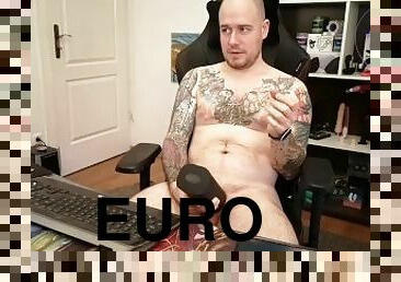 masturbación, juguete, europeo, euro