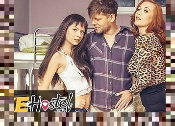 Fake Hostel - Michael Fly Pounds Rebecca Volpetti And Isabella Lui's Pussies In Turns