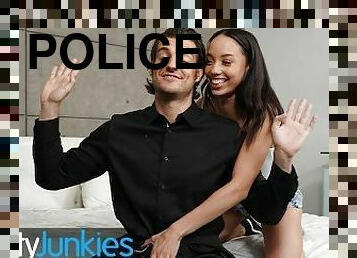 Reality Junkies - Alexis Tae's Desire To Fuck A Cop Comes True When She Meets Her New Stepdad