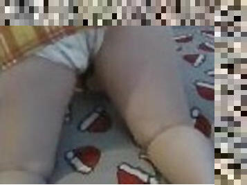 Upskirt diaper (preview, voyeurism, diaper, nappy, big bum, bbw school skirt)