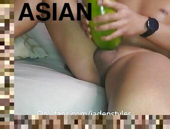 asyano, dyakol-masturbation, baguhan, bakla, creampie, solo, twink