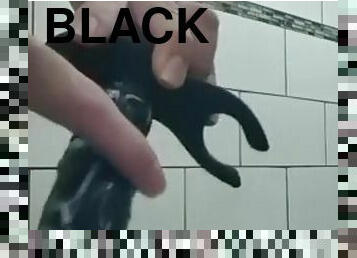 Black anal dildo