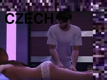 łechtaczka, masaż, brudne, hentai, 3d, czeskie