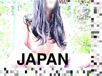 masturbation, en-plein-air, public, transsexuelle, amateur, anal, ejaculation-sur-le-corps, japonais, ladyboy, solo