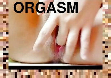 orgasm, fitta-pussy, fingerknull, kåt, fantasi, tight, busig, filipinsk, vått, vild