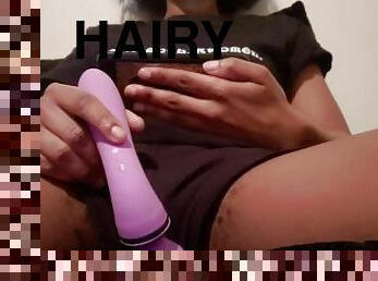 poilue, masturbation, chatte-pussy, écolière, amateur, ébène, ados, jouet, black, salope