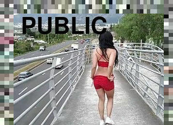 Horny girl in public