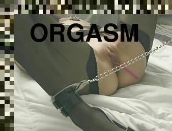 orgasme, vagina-pussy, mainan, bdsm-seks-kasar-dan-agresif, terikat, sperma