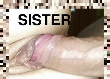 OMG!Fuck stepsister in my bed!Confused with wife