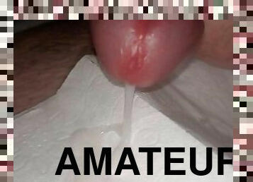 masturbation, amatör, cumshot, gigantisk-kuk, hemmagjord, avrunkning, juckande, sprut, ensam, kuk