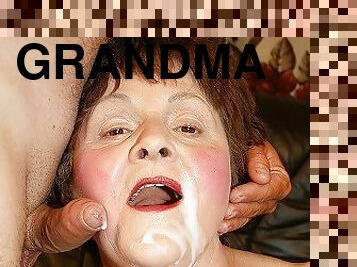 röv, storatuttar, doggy-style, mormor, hårig, gammal, fitta-pussy, amatör, mogen, gamling