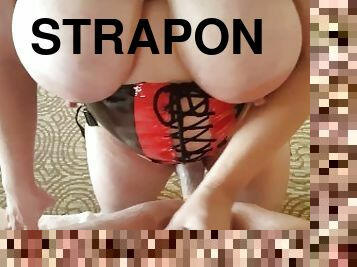 payu-dara-besar, strapon, isteri, amateur, dubur, milfs, alat-mainan, tegar, suami, rambut-kuning