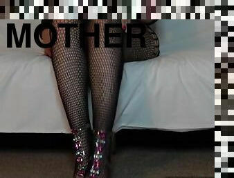 Scarlet Wicked - Foot fetish with fishnets and gem high heels