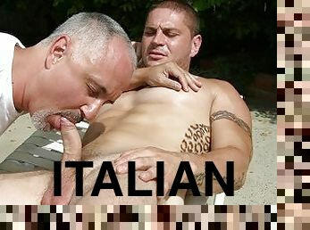 Italian Hung Muscle Stud Enzo Serviced by Jake Cruise