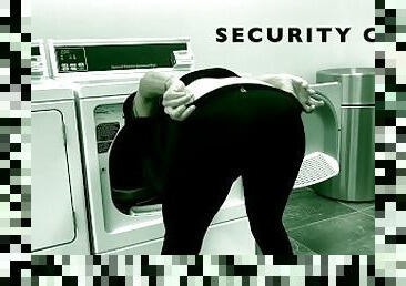 WildRiena Showing Off For The Security Camera - Public Butt Flash - Laundromat Flash Tease