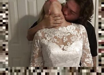 PASSIONATE MAKEOUT WITH BRIDE BEFORE WEDDING!