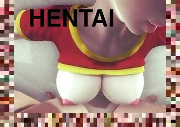 Dragon Ball Hentai - POV Pan boobjob, blowjob and fucked