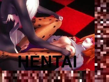 Furry Yiff Hentai Cat x Leopard