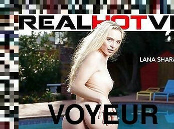 RealHotVR  - HOT BLONDE  FUCKS & SUCKS POOL BOY - POV