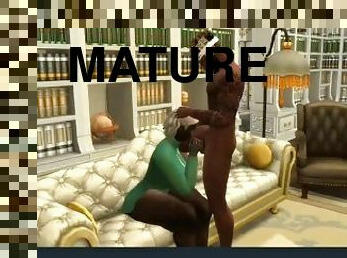 Thick Chocolate mature gets a visit sims 4
