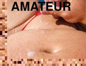 pappa, masturbation, amatör, cumshot, gay, knubbig, juckande, ensam, farsan, twink