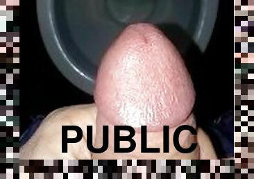 pissing in public toilet