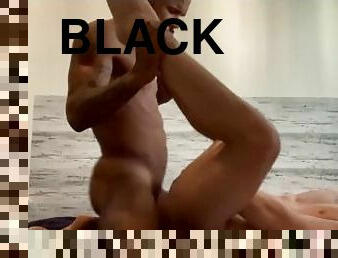 Caio&Ian: Black Stud Eats and Fucks His BF's White Bubble Butt