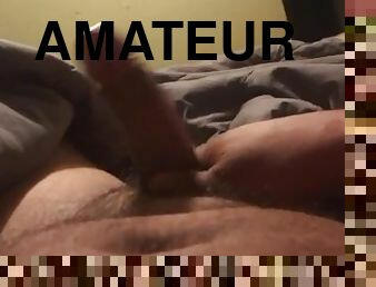 masturbation, amatör, gigantisk-kuk, tonåring, massage, ensam, kuk