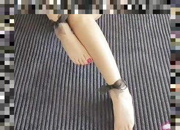 Sexy beautiful girl Feet fetish part 26