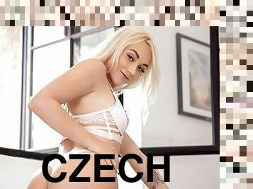 minēts, pusaudzis, hardkors, pornozvaigzne, blondīne, čehu, realitāte, penis, mazās-krūtis