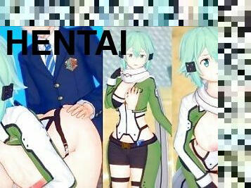 ??????????????????????(SAO) ???(????)3DCG???????[Hentai Game Koikatsu! Asada Shino(Anime 3DCG Video)