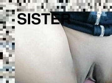 fisting, masturbation, fitta-pussy, amatör, tonåring, latinska, syster, fetisch, brunett, verklighet