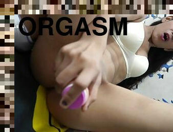 asyalı, mastürbasyon-masturbation, boşalma, amatör, genç, oyuncak, hint, azgın, yapay-erkeklik-organı, hoş