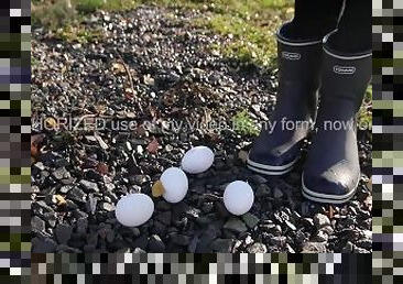 Rubber Boots Season  Crushing Eggs